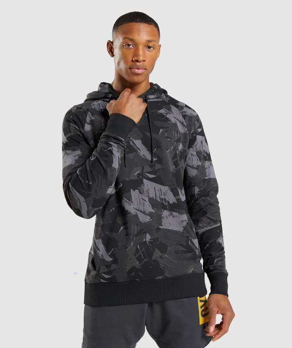 Panske Mikiny S Kapucňou Gymshark Bold Siva | YB9246503